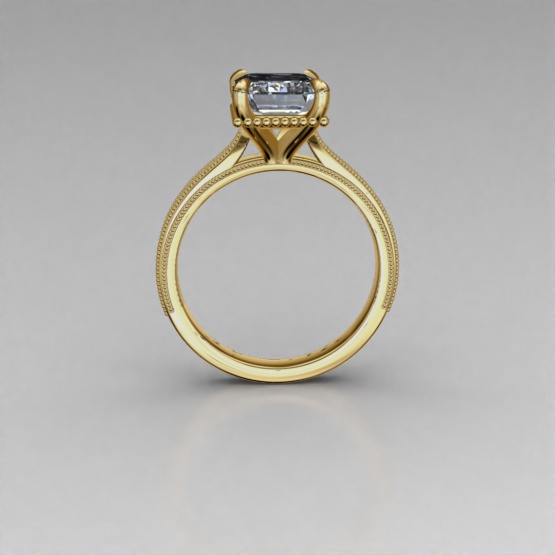 Alexis Art Deco Lab Grown Engagement Ring